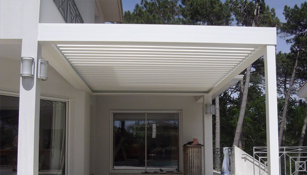 Pergola bioclimatique, pergola lames orientables